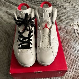 Jordan 6 slightly worn